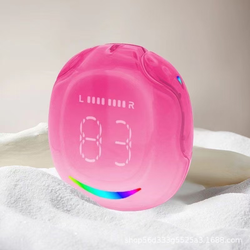 Source Factory HK9 シンプルなバイノーラル透明デジタル ディスプレイ ワイヤレス Bluetooth ヘッドセット新しいインイヤー ノイズ リダクション長いバッテリー寿命|undefined