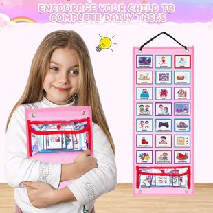 Children's Visual Schedule Daily Work Schedule Kids Visual Schedule Calendar