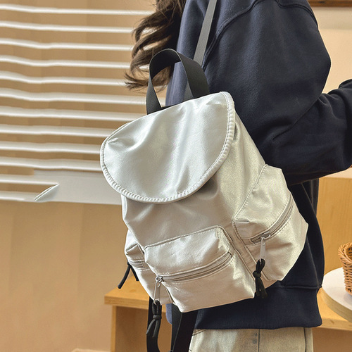 Minority design lightweight outdoor travel backpack 2025 new casual versatile Korean girls' school bag shoulder bag 