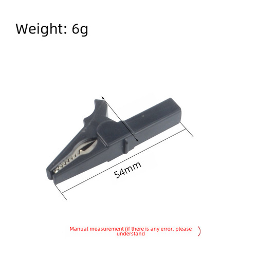 30A all-inclusive medium copper battery crocodile clip, can be used with 4mm banana plug