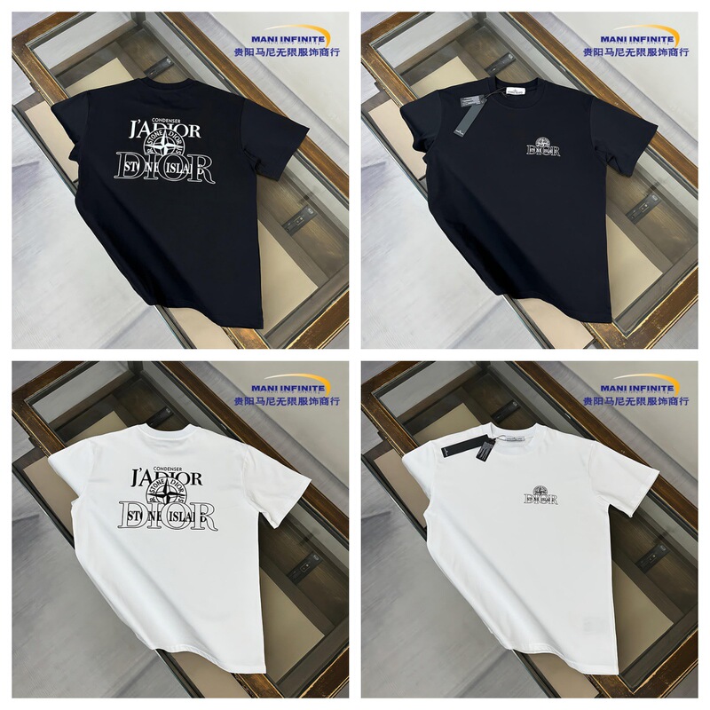 2026 Summer New Trendy Brand Shidao Printed Short-Sleeved T-Shirt for Men and Women, Loose Round Neck Casual Top for Couples