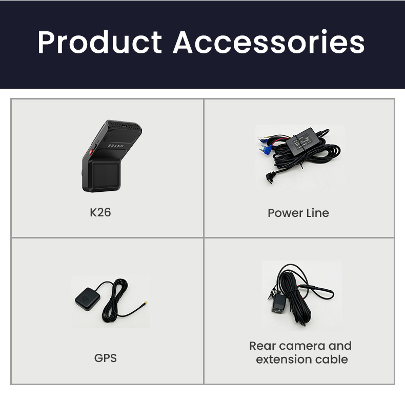 Cross-Border High-Definition Driving Recorder 4g Remote 24-Hour Parking Monitoring Adas Intelligent Driving Bsd Blind Spot Monitoring Wf Connectivity