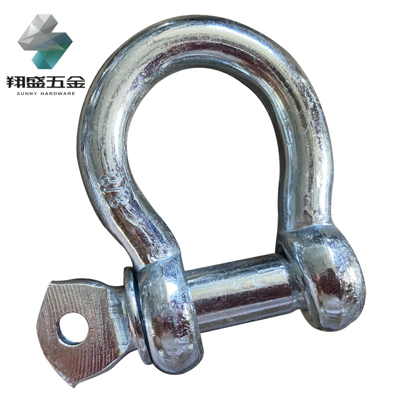 3/8欧式弓型卸扣够昂强调合金钢材质吊装作业安全可靠