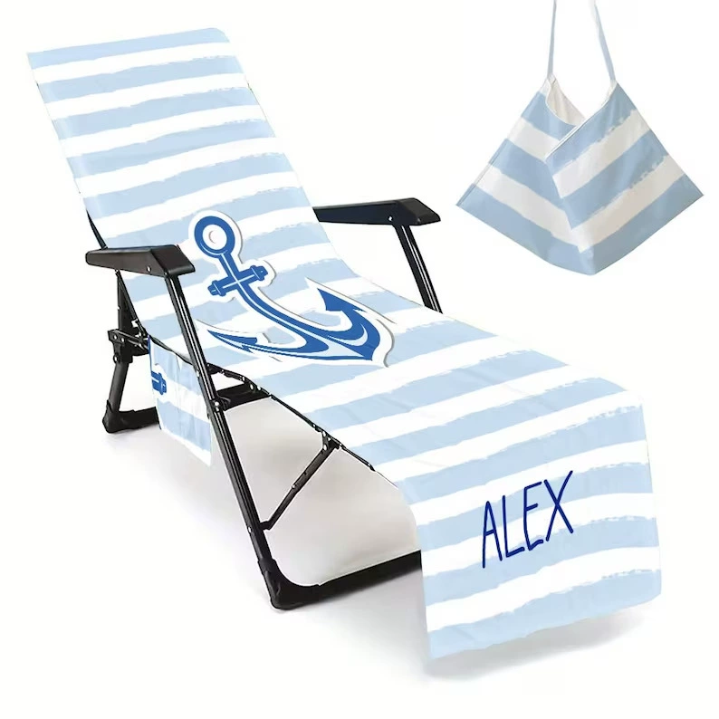 Чехол для пляжного кресла Anchor с доставкой за 2 дня, пляжное кресло, полотенце, пляжное полотенце, сумка, 3D цифровая микрофибра