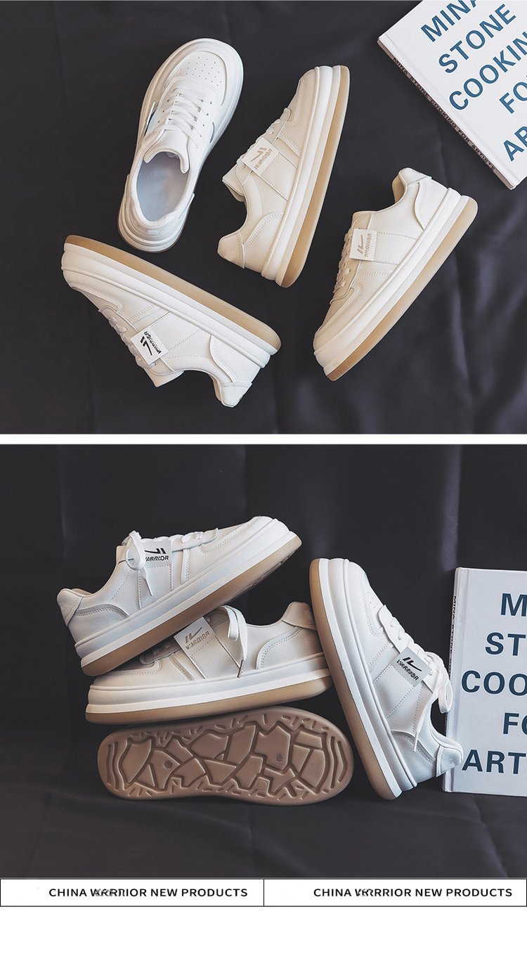 Dikke zolen witte schoenen voor dames 2022 lente nieuwe stijl ademende Koreaanse stijl casual studenten sneakers sneakers buitenlandse handel dropshipping_voghion.com