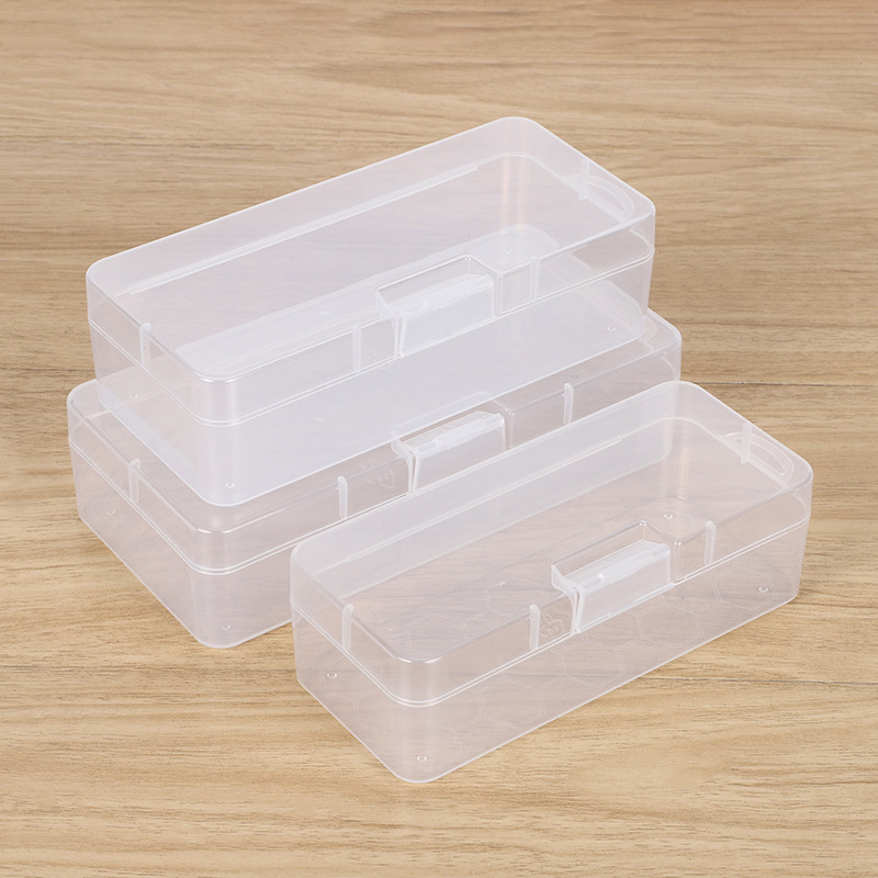 High transparent new pp plastic box electronic hardware parts stationery fishing gear storage box finishing box single empty box