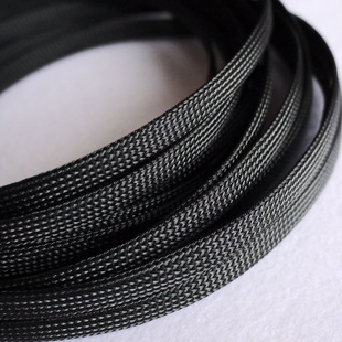 Supply of Self-Coiling Braided Mesh Tubes, Flame-Retardant Nylon Braided Sleeves, Elastic Mesh Tubes, Environmentally Friendly and Highly Flame-Retardant