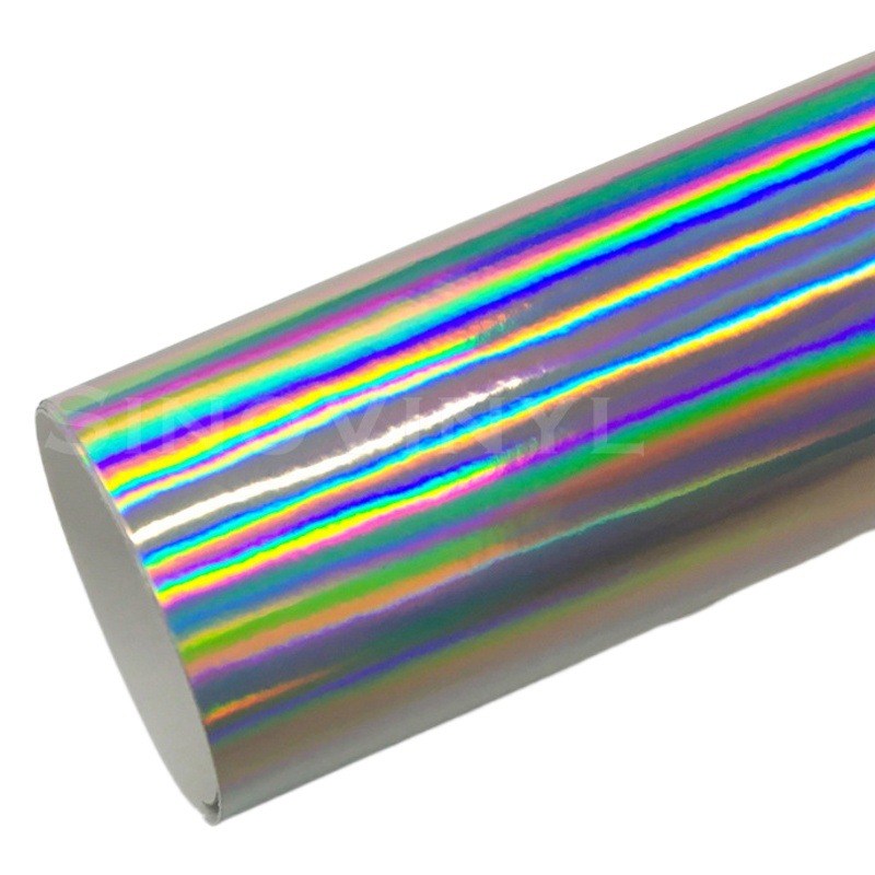 Pegatinas transparentes para coches con efecto láser, calcomanías para coches, película para letras, impresión holográfica, pintura en aerosol, pegatinas para carrocería de coches, pegatinas instantáneas arcoíris para coches.