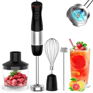 Cross-Border European Household Handheld Mixer Electric Stainless Steel Cooking Stick Baby Food Mixer Food Supplement Machine