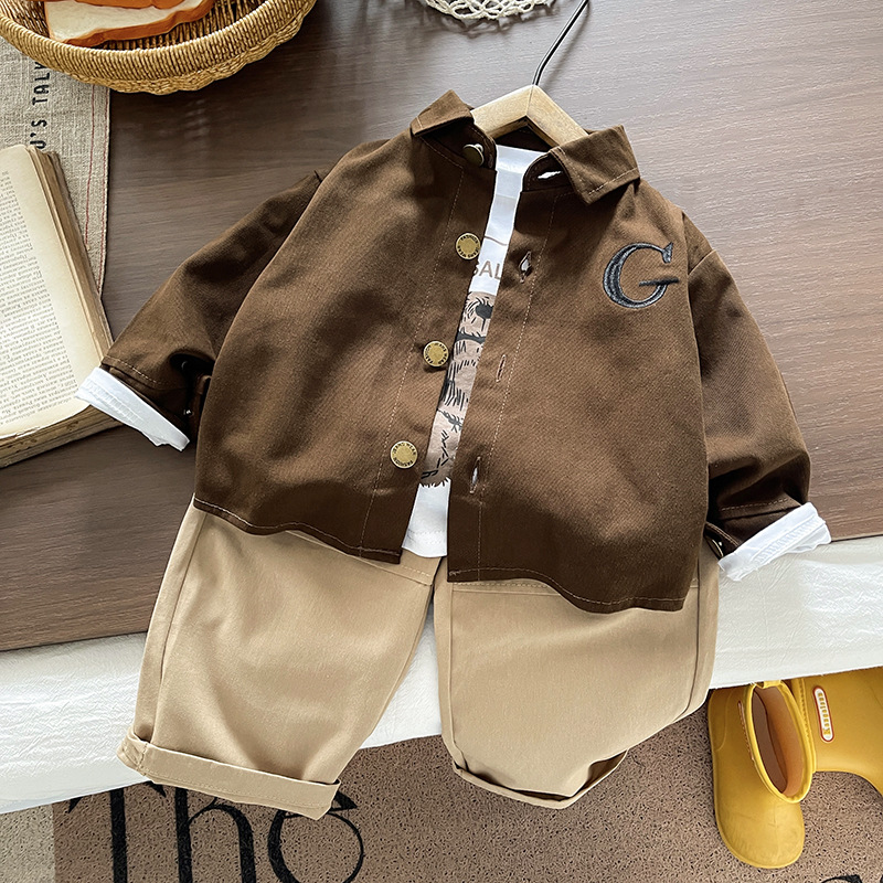 Children's autumn shirt