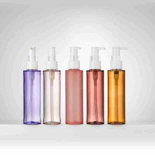 Customizable New 150ml Pet Lotion Bottle Thickeneded Anti-Fall 150ml Plastic Bottle Transparent Facial Cleanser Bottle