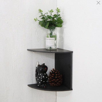 Estante de esquina de pared creativo para el hogar, estante triangular semicircular colgante, organizador mural minimalista transfronterizo