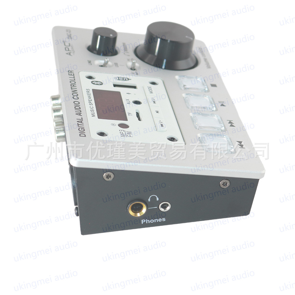 (2개) APC DAC-23 스테레오 음악 플레이어 녹음 스튜디오 모니터 컨트롤러 디지털 오디오 블루투스 플레이어