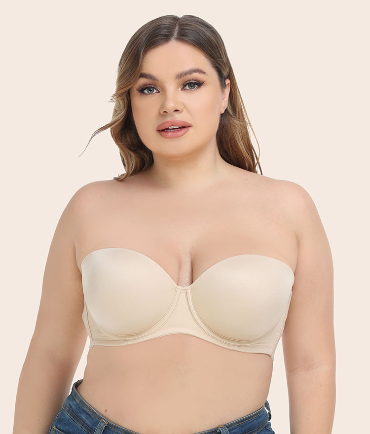 Non-slip Strapless Bra5