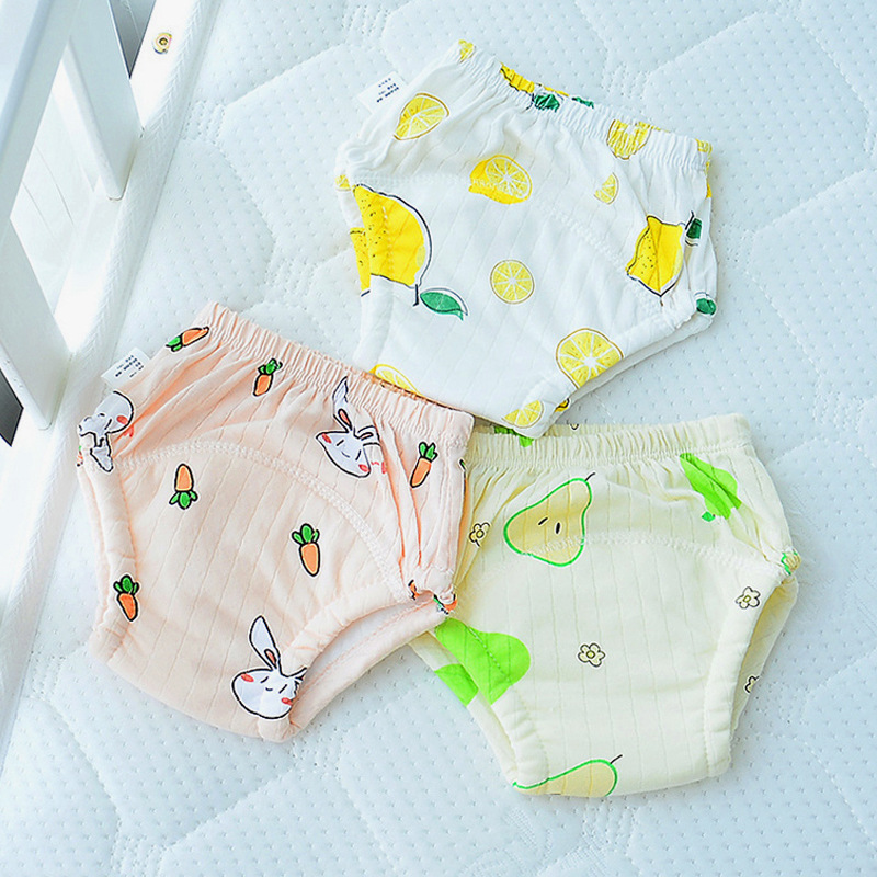 Baby Training Pants Class A Infant Summer Breathable Mesh Toilet Cloth Diapers Anti-Side Leakage Washable Diapers