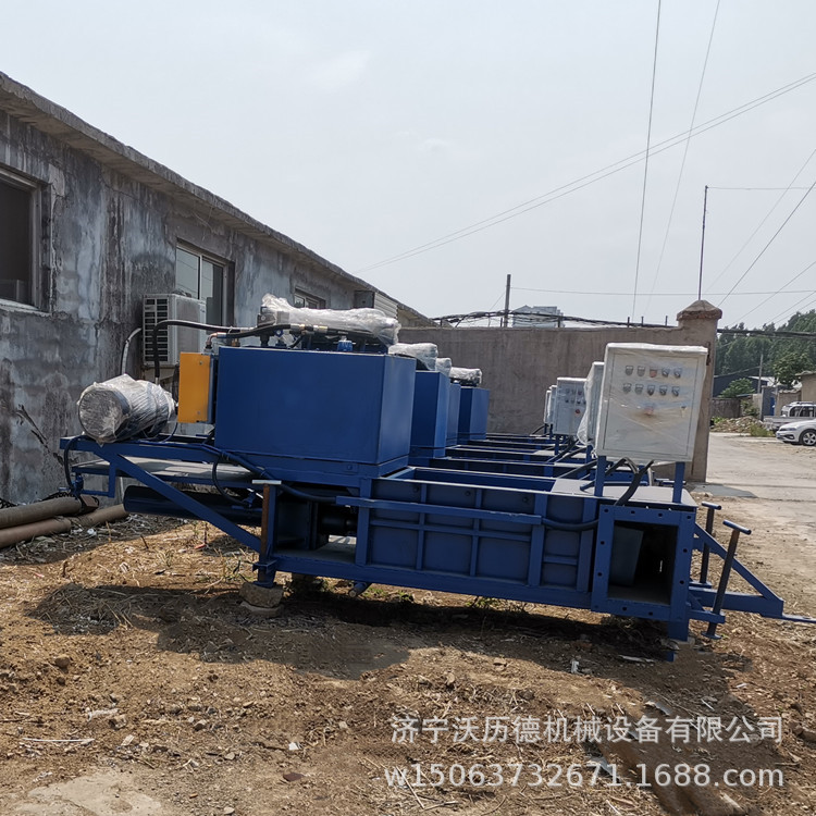 牧草秸秆储存打包机 秸秆青贮打捆包膜机 玉米秸秆粉碎压块机