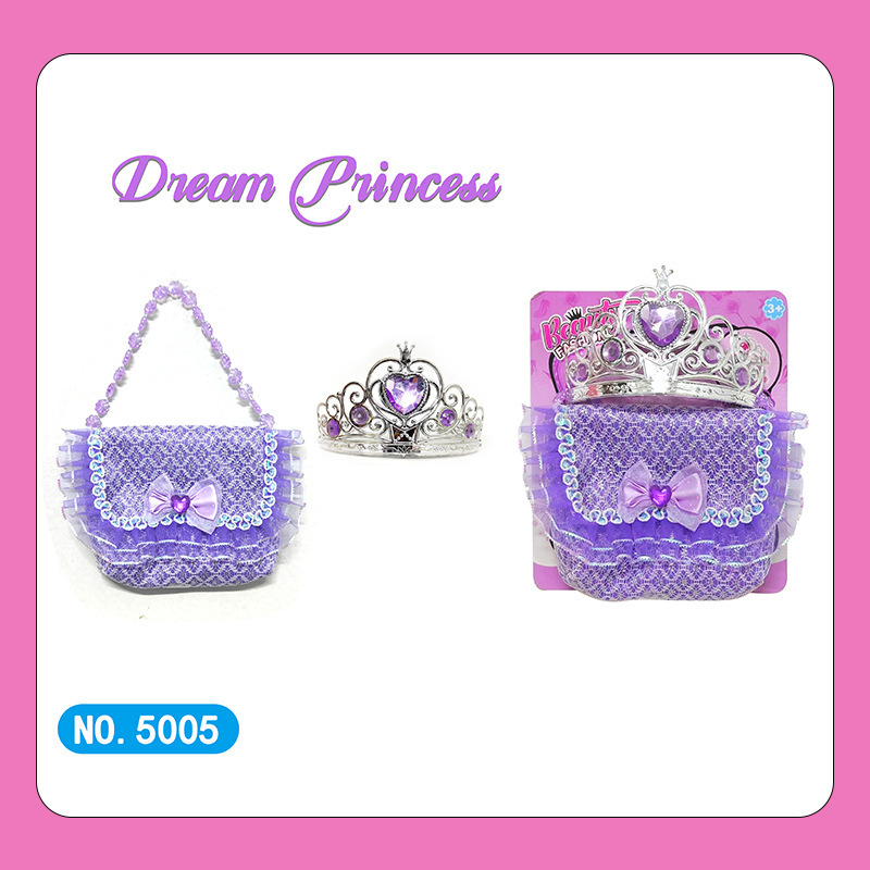 Fashionable trend bag, children's realistic family jewelry, set, toy, accessory, graduation party, dress up 5