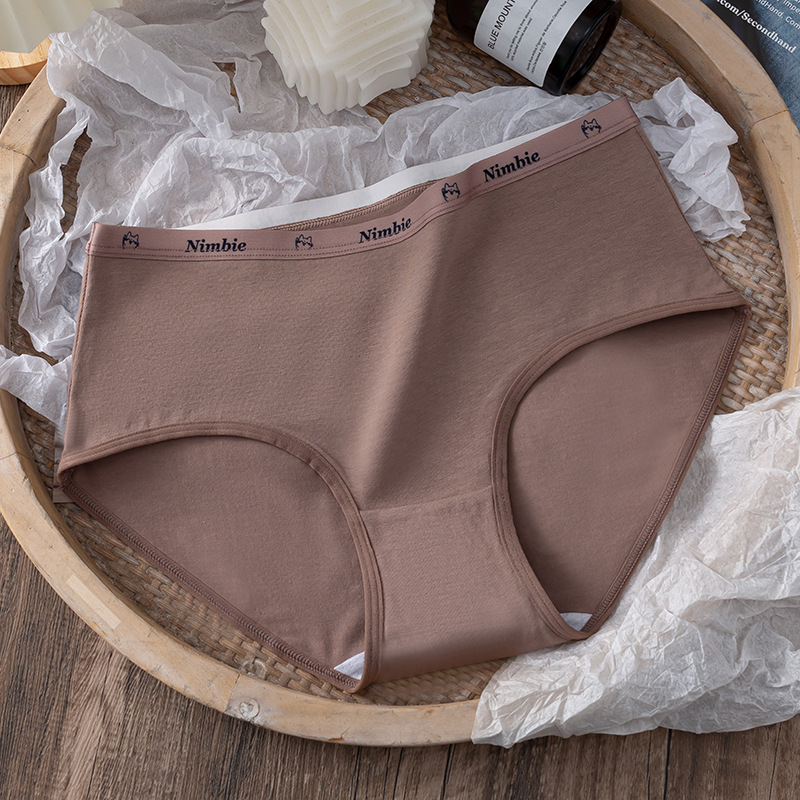 Ropa interior de algodón para mujer verano algodón fino entrepierna antibacteriana estilo deportivo pantalones cortos de triángulo para niñas sin costuras ropa interior de cintura media