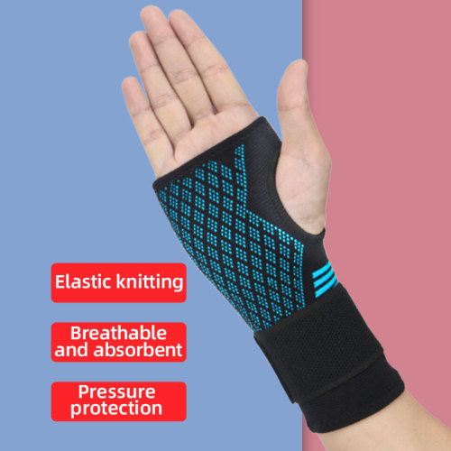 New Style Knitted Nylon Breathable Hand Gripper Wrist Wrap Adjustable Wrap Fitness Accessory