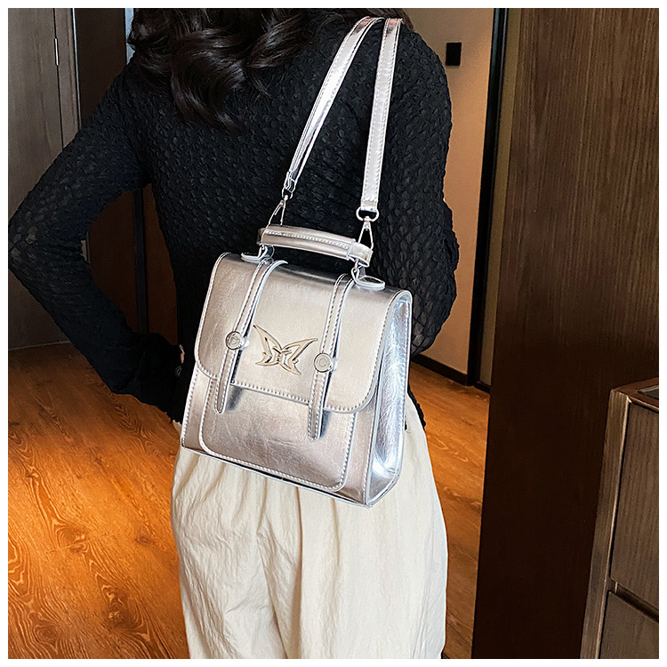 2023 Nuova borsa da donna di vendita calda Farfalla Hardware in metallo bianco Zaino a tracolla singola Borsa da donna Spicy Girl Millennium 2KY_voghion.com