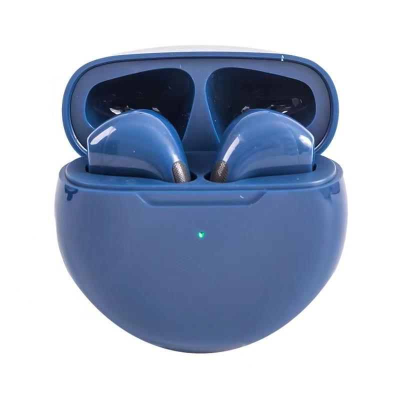 Nuevos auriculares Bluetooth pro6 transfronterizos, batería de larga duración, TWS de alta potencia, deportes simples de alta calidad de sonido