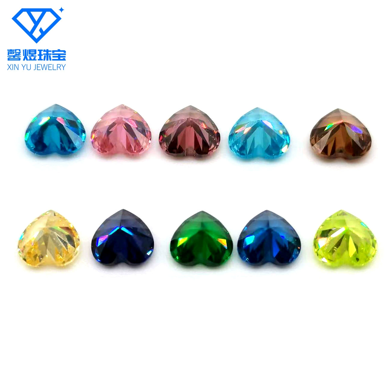 Яблоко, сердце из циркона, gemstone, оптовая продажа