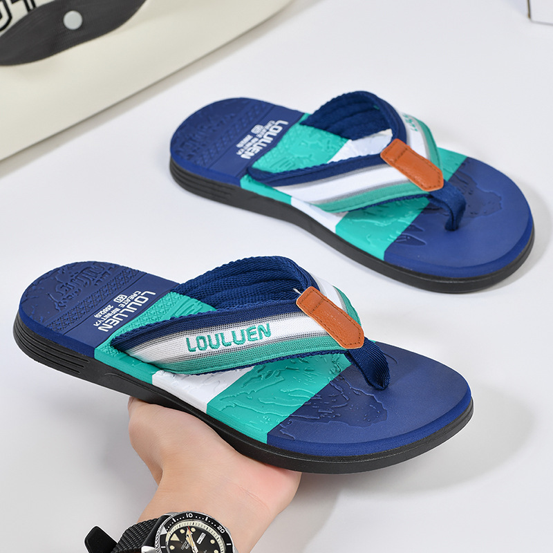Chanclas transfronterizas de gran tamaño para hombres, zapatillas de playa, antideslizantes de verano para hombres, chanclas vietnamitas y tailandesas