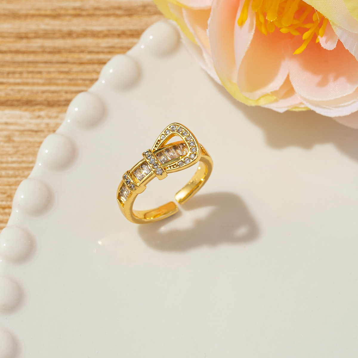 Anello da donna con cintura piena di diamanti, nuovo design di moda vintage_voghion.com