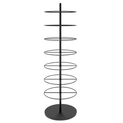 Sock accessory jewelry display rack, set up as a street stall, hanging hats, toys, racks, underwear and pants, multi-layered with wheels, rotating shelves