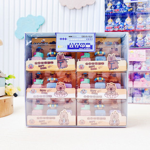 Kapibala Stereo Doll Seal Set Sanrio Handbook Seal Primary School Student Teacher Reward Seal Combination