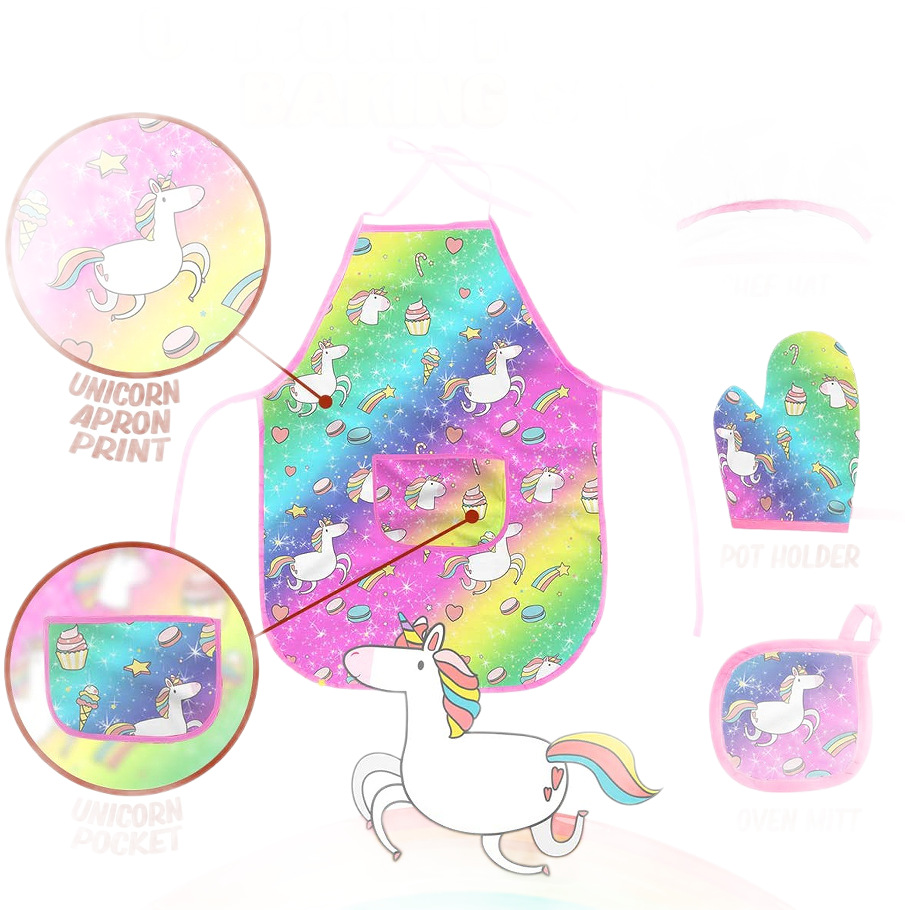 Amazon puede cocinar para niños set de horneado pasteles cocina para niños juguetes caseros delantal sombrero de cocinero horneado