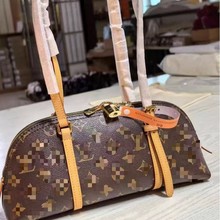 L 家包包保龄球印花贝壳包新款女士斜挎包简约时尚单肩包女跨境