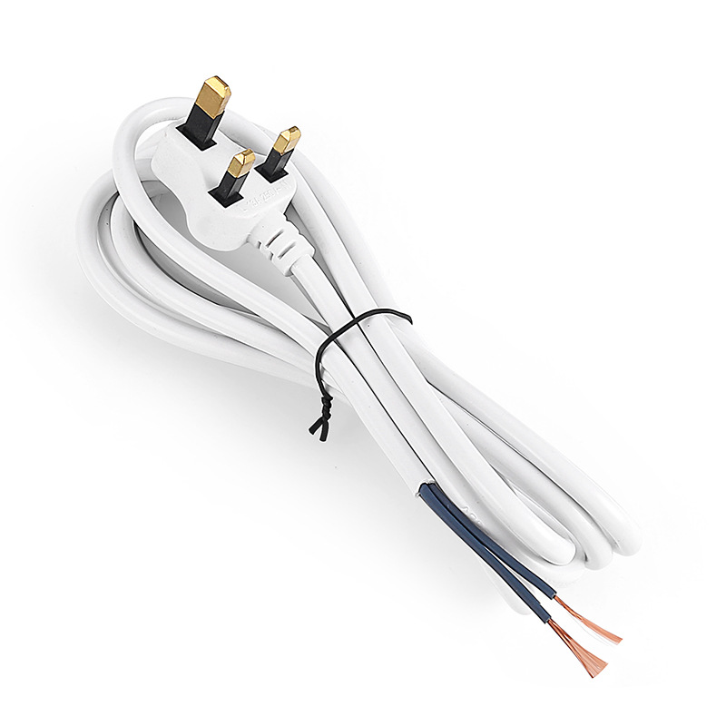 Pequeño cable de alimentación de una sola cabeza estándar británico de soldadura de alambre desnudo de estaño británico estándar británico de tres núcleos de punto de alambre de estaño