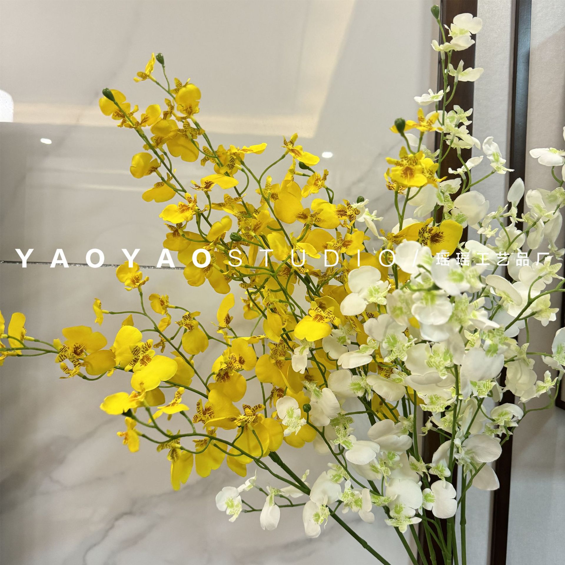 Realistic dancing decorative flowers for home use, photography props 3