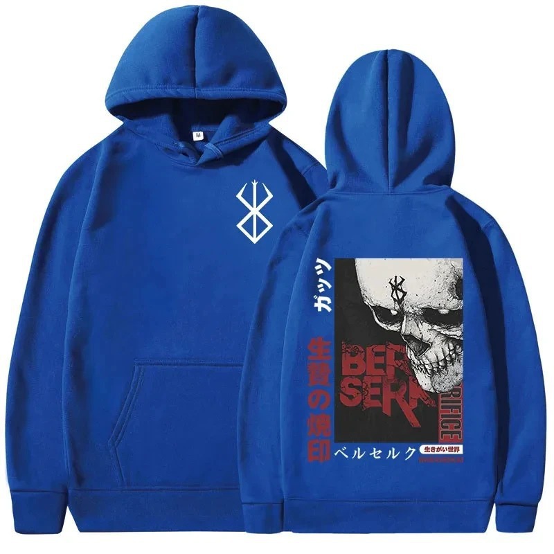Men's Hoodie Casual Overseas Pullovers Anime Berserk Guts G