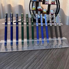 Morandi color scheme straight and curved high-quality student retro steel pen calligraphy office inkwater bag pen