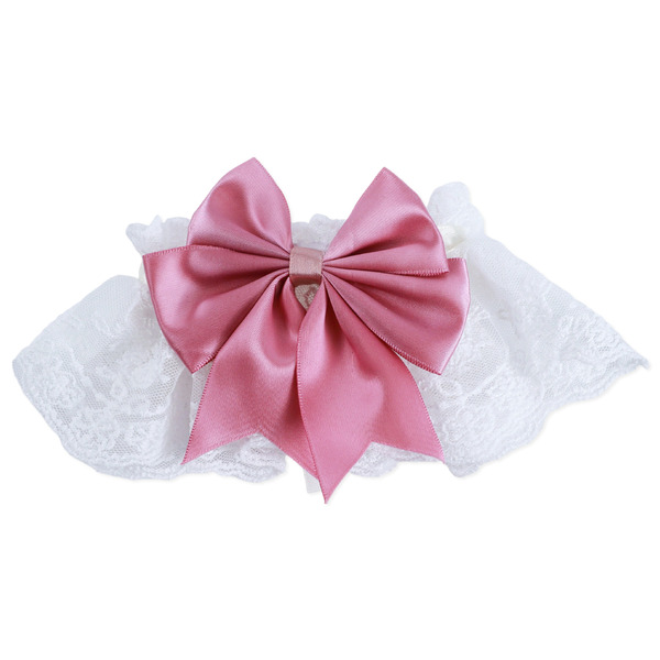 Eating bib with bow