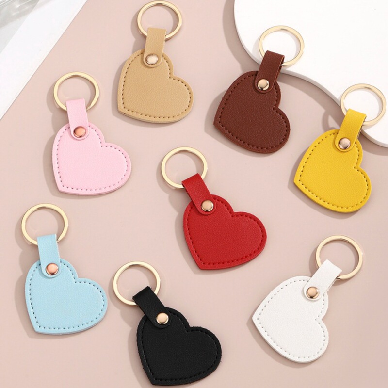 Cross-Border New Style Heart-Shaped Leather Keychain Pendant, Creative Mini Backpack Pendant, Cute Multi-Color Pu Heart-Shaped Ornament Cross-Border New Style Heart-Shaped Leather Keychain Pendant, Creative Mini Backpack Pendant, Cute Multi-Color Pu Heart-Shaped Ornament