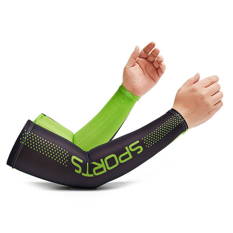 Protección solar manga de hielo para hombres y mujeres manga fresca verano multicolor conducción de seda de hielo manga de protección del brazo máscara de protección uv