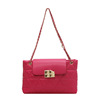 Chain, small bag, universal lock, one-shoulder bag, chain bag, 2023 collection, western style