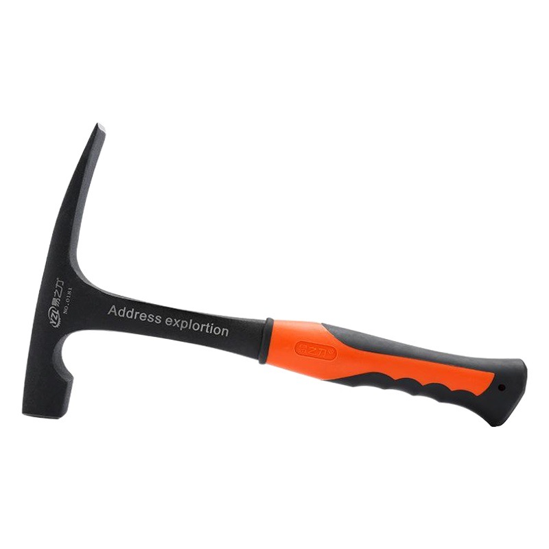 Martillo geológico profesional para herramientas de exploración geológica Martillo de exploración profesional con punta de cabeza plana martillo de escape martillo