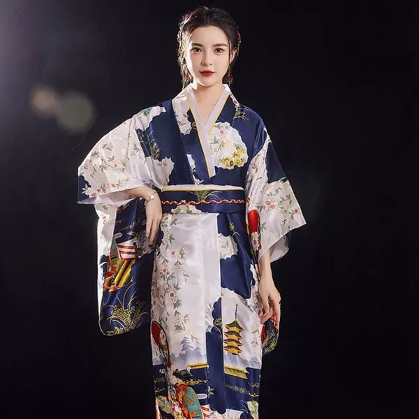 Dark blue lady