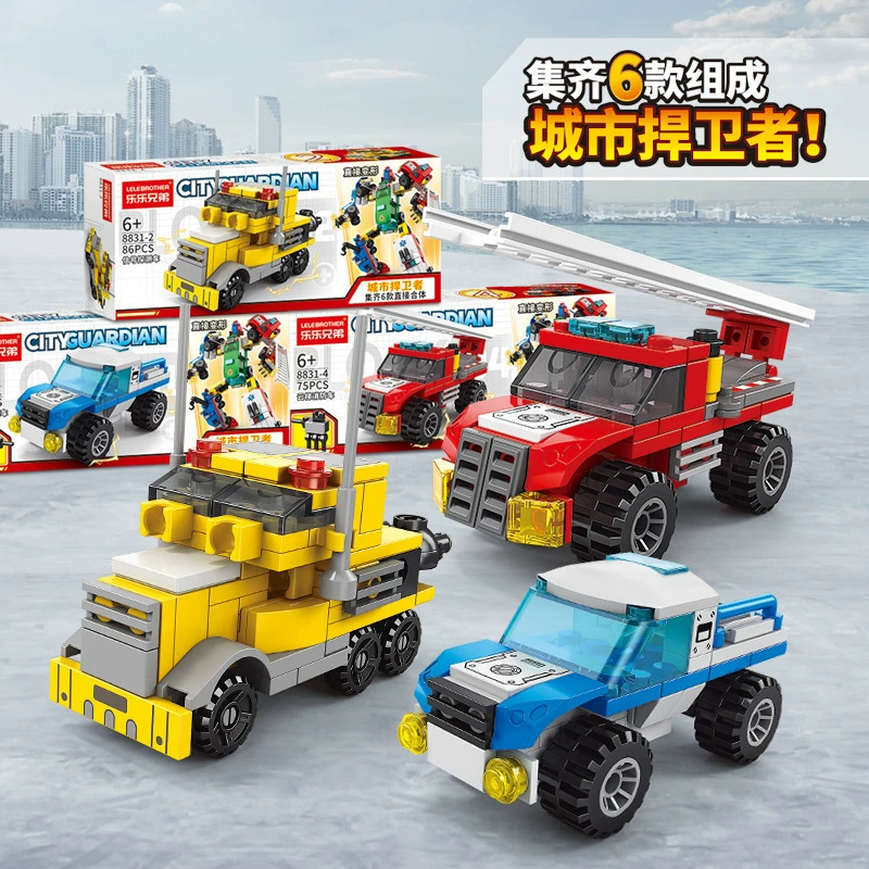 Brother, lego, intellectual constructor for boys, transformer, robot, children's clothing, King Kong