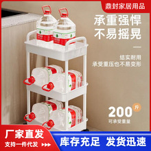 小推车塑料置物架多用途家用客厅零食架书房儿童书本架浴室收纳架