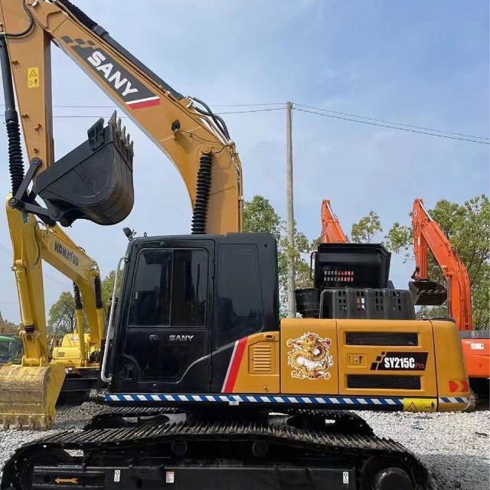 Excavadora SY215 - 9 de segunda mano SY235 SY245 SY485 Excavadora Trinity en el país y en el extranjero