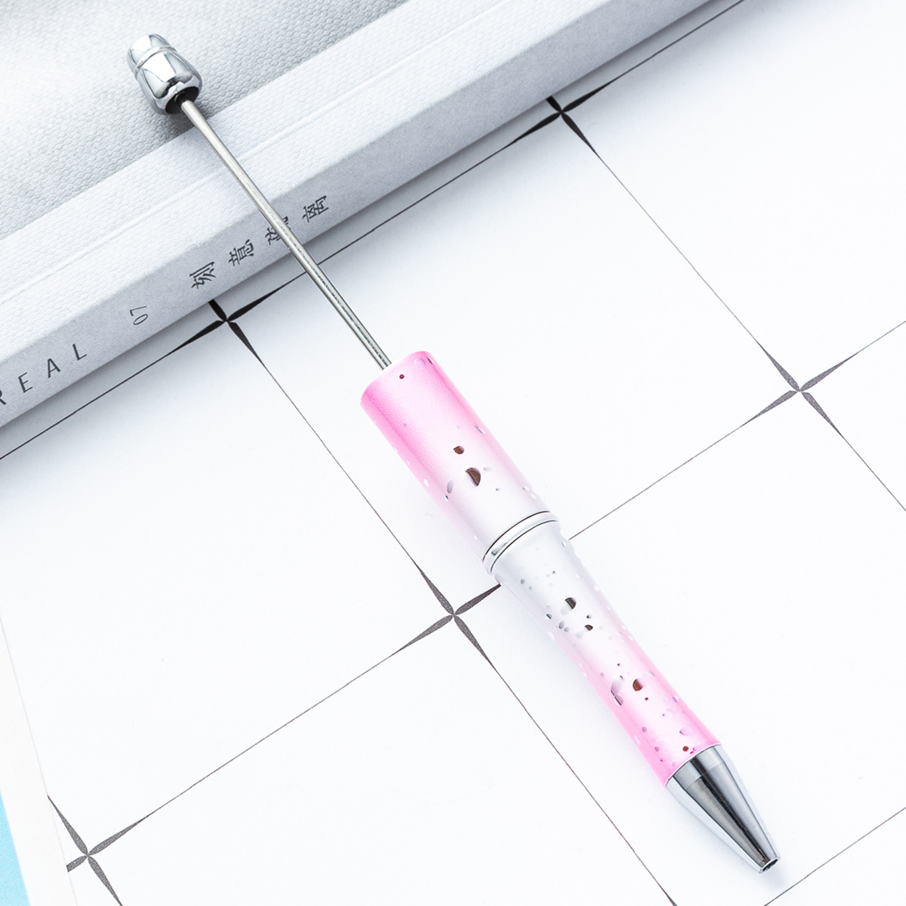 Diy Star Bead Pen creativo galvanizado UV Bead Pen estrella sequin gradiente Bead Pen al por mayor