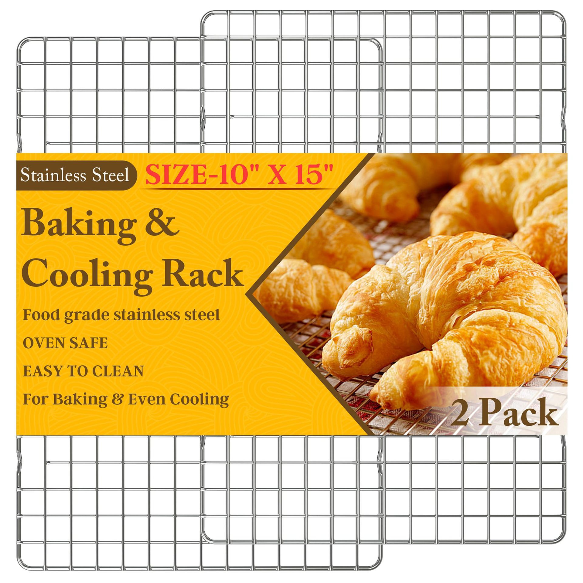 Cooking and Baking Cooling Rack Stainless Steel Wire Rack for Pans and Bbq Drying Oven and Dishwasher