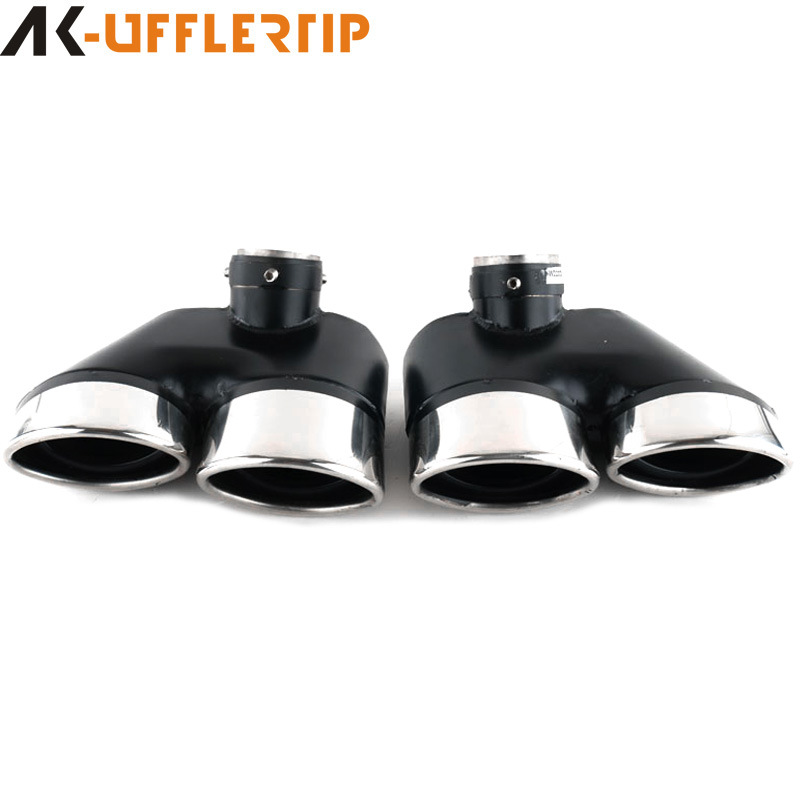 Suitable for Mercedes-Benz S-Class W220 tail mouth S320s350S500S600 exhaust pipe modified S63 four-out tail throat