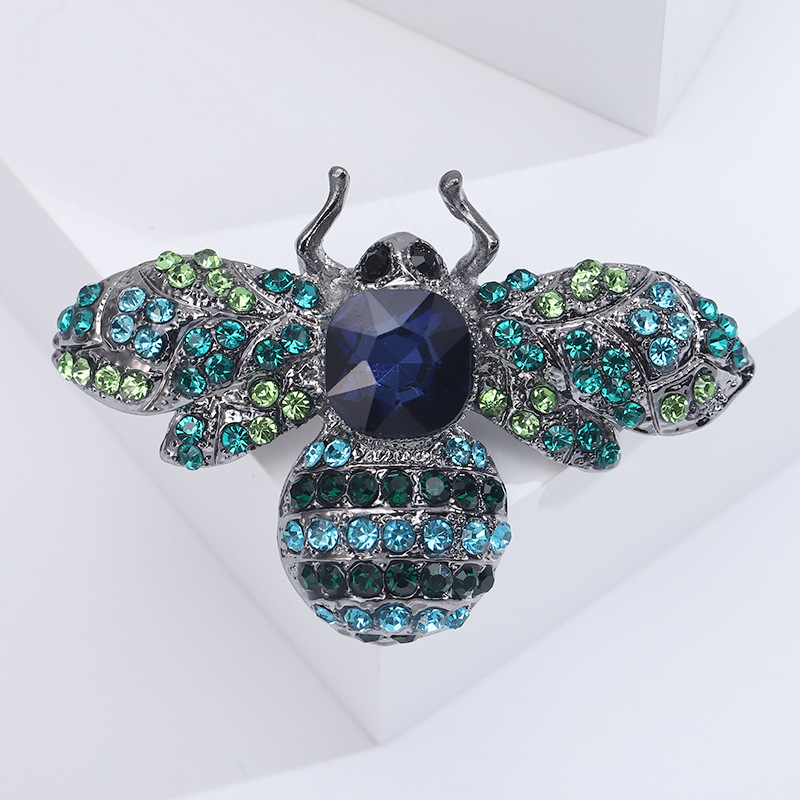 23g Weight Rhinestones Inlay Material Brooches Classification Banquet Occasion Alloy Material All Seasons Season Women's Gender Inlay Design Retro Style Retro Pin Alloy Inlay Rhinestones Women's Brooches 10