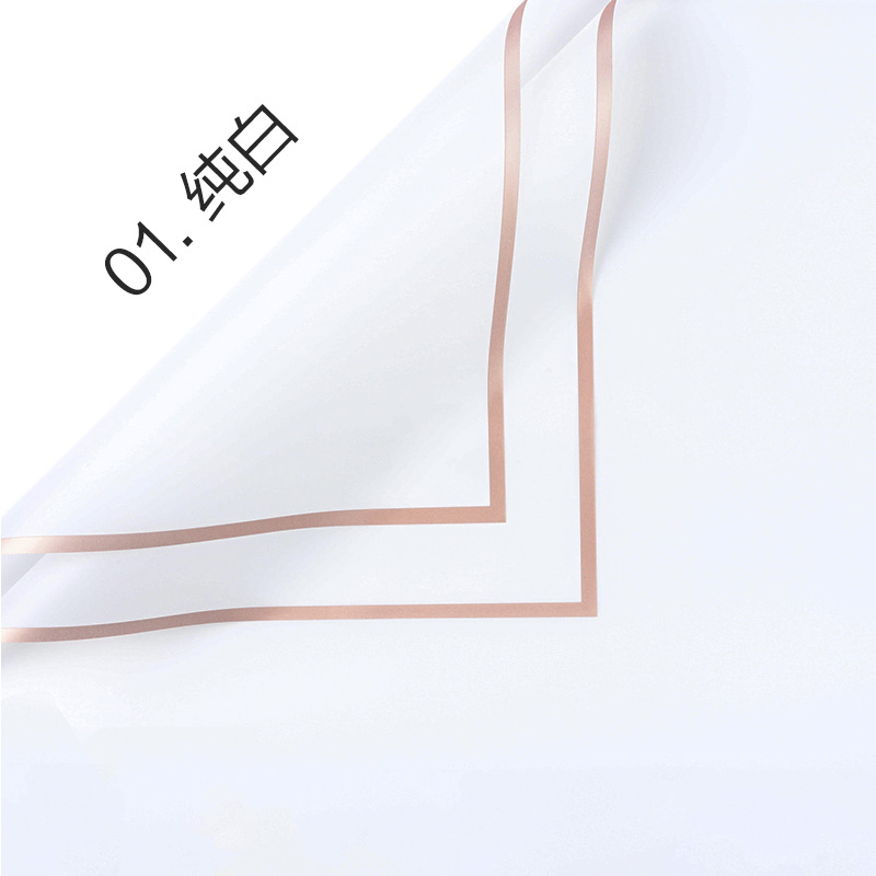 Película de gelatina Papel de embalaje impermeable al por mayor Material de embalaje de ramo de sensación de alta calidad Arte floral Phnom Penh Papel de embalaje de flores mate